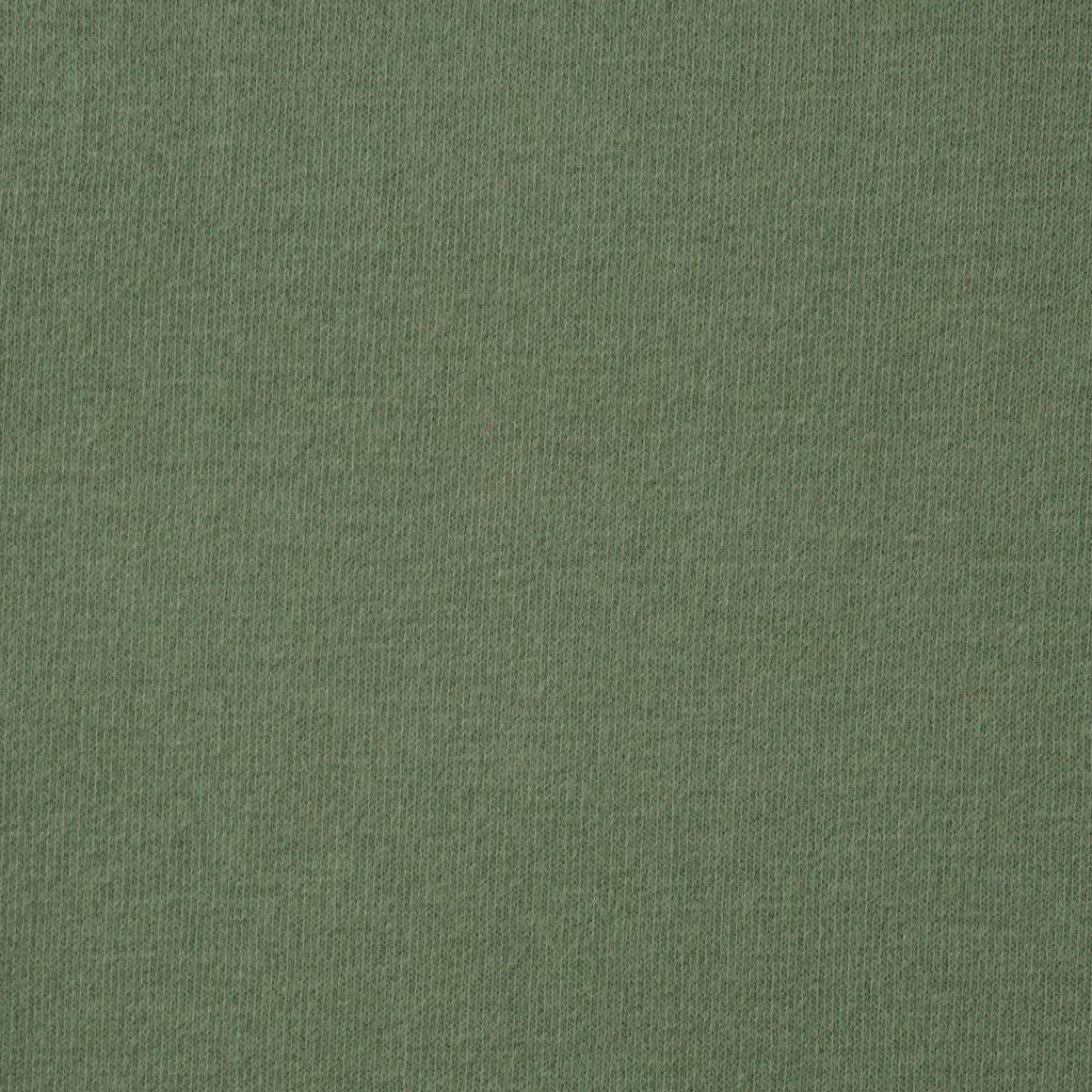Stretch-Sweat soft uni olivgrün – Bio